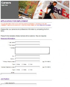 fedex online job application