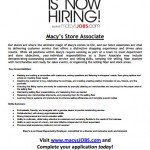 Macys Employment Job Application