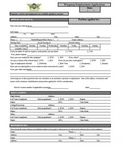 Wingstop Employment Job Application Wingstop Employment Job Application