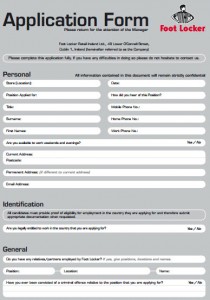 nike store job application